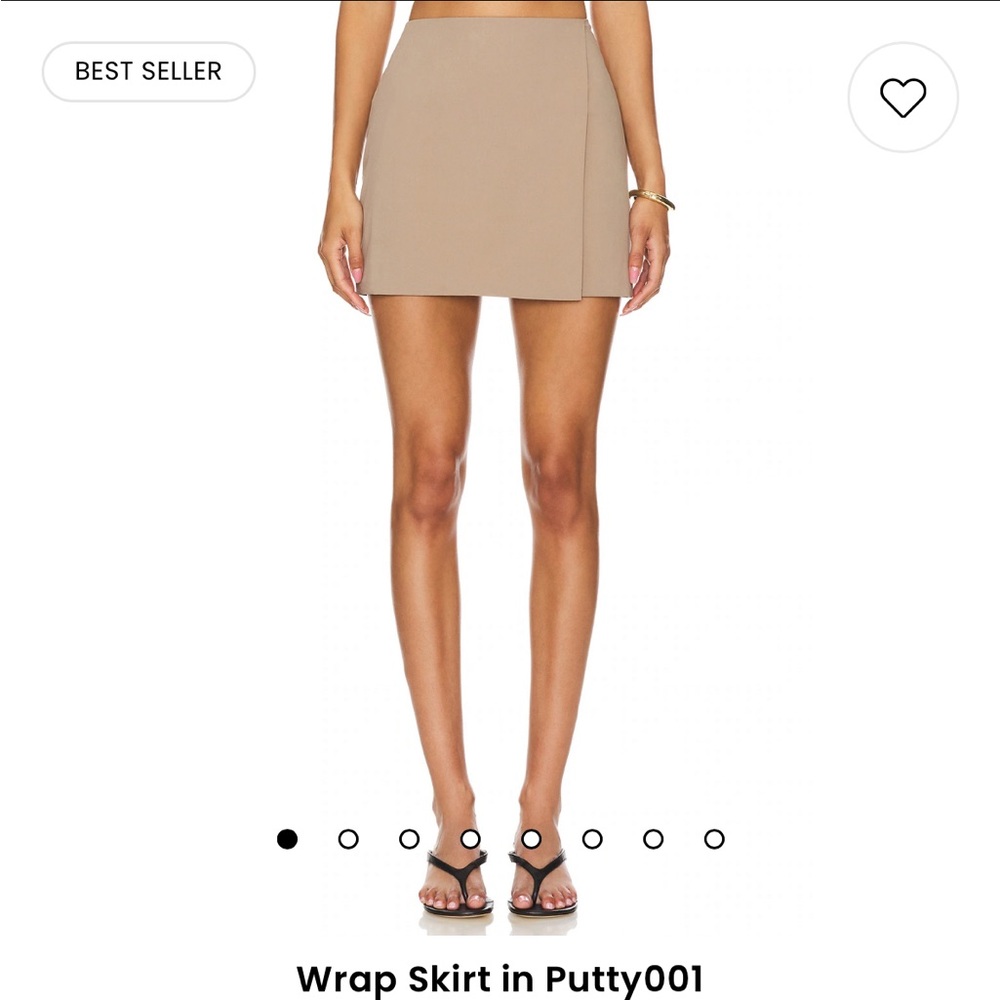 Good American wrap skirt